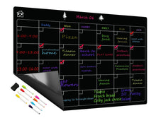 Lade das Bild in den Galerie-Viewer, Dry-Erase Boards Magnetic Calendar Monthly Whiteboard Refrigerator Magnetic Chalkboard
