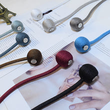 Load image into Gallery viewer, Simple Solid Color Earphone Curtain Magnetic Buckle Curtain Bandage Rope
