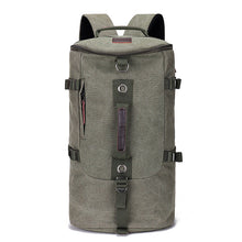Lade das Bild in den Galerie-Viewer, Backpack Men's Outdoor Travel Sports Backpack Trend Canvas Student Schoolbag
