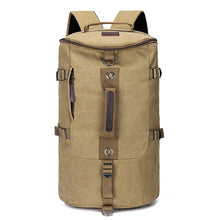 Lade das Bild in den Galerie-Viewer, Backpack Men's Outdoor Travel Sports Backpack Trend Canvas Student Schoolbag
