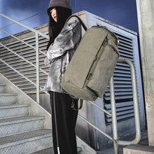 Lade das Bild in den Galerie-Viewer, Backpack Men Outdoor travel Trend Canvas School shoulder bag
