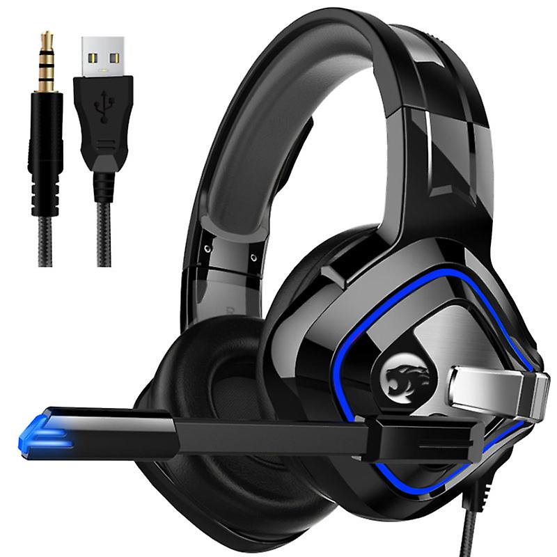 balck 3.5mm Gaming Headset Headphone For Nintendo Switch Laptop PS4 AZ21068