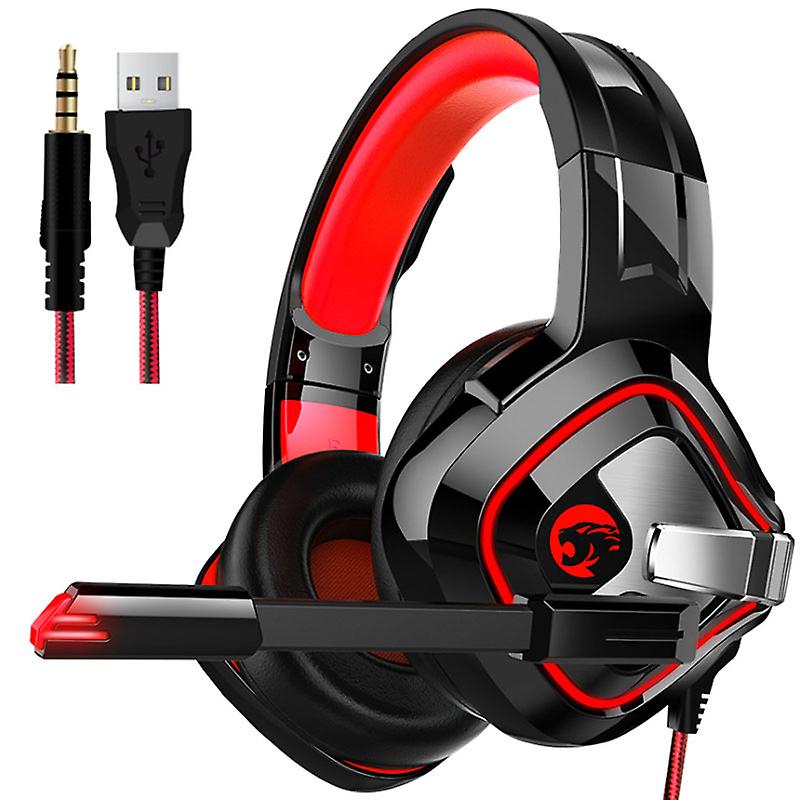 balckred 3.5mm Gaming Headset Headphone For Nintendo Switch Laptop PS4 AZ21071