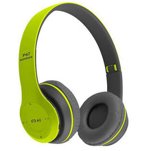 Lade das Bild in den Galerie-Viewer, green Wireless Headphones Bluetooth Headset Noise Cancelling Earphones AZ20537
