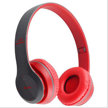 Lade das Bild in den Galerie-Viewer, red Wireless Headphones Bluetooth Headset Noise Cancelling Earphones AZ20538

