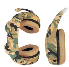 Load image into Gallery viewer, yellow Camouflage 3.5mm Gaming Headset with Mic,LED Headphones For PC Laptop PS5 AZ1587
