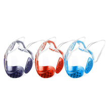 Lade das Bild in den Galerie-Viewer, 1pcs purple Durable Face Shield Reusable Transparent Mask Lip Reading AZ10290
