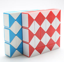 Load image into Gallery viewer, 72 Parts Snake Design Twisted Cube deformation Ruler, Kids puzzle Educational toy AZ16586
