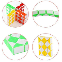 Load image into Gallery viewer, 72 Parts Snake Design Twisted Cube deformation Ruler, Kids puzzle Educational toy AZ16586
