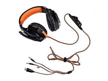 Lade das Bild in den Galerie-Viewer, orange 3.5mm Gaming Headset, LED Headphones for PC Laptop PS4 PS5 Xbox AZ2055
