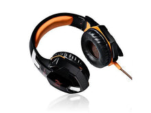 Lade das Bild in den Galerie-Viewer, orange 3.5mm Gaming Headset, LED Headphones for PC Laptop PS4 PS5 Xbox AZ2055

