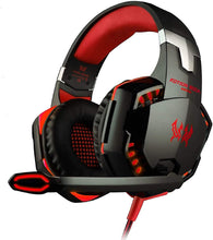 Lade das Bild in den Galerie-Viewer, red 3.5mm Gaming Headset, LED Headphones for PC Laptop PS4 PS5 Xbox AZ2056
