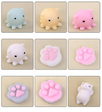 Load image into Gallery viewer, 2Pcs 1 PCS Mini Cute Cat Squishy Antistress Ball Soft Squeeze Toy, Stress Relief AZ15407
