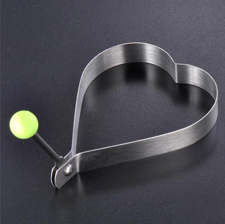 2Pcs Love heart Stainless Steel Fried Egg, Pancake Shaper - Mold Kitchen Cooking Tool AZ12882