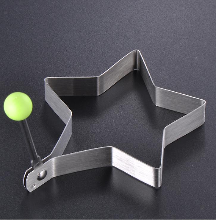 2Pcs Five-pointed star Stainless Steel Fried Egg, Pancake Shaper - Mold Kitchen Cooking Tool AZ12881