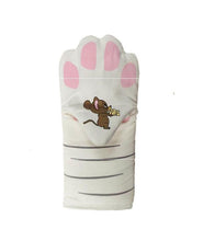 Load image into Gallery viewer, 1pcs White cat paw Baking Insulation Microwave Heat Resistant, Non Slip Kitchen Anti-scald gloves AZ2257
