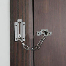 Load image into Gallery viewer, Locks Latches Sliding Door Lock Chain Easy Quick Install Provide Extra Safety Protection
