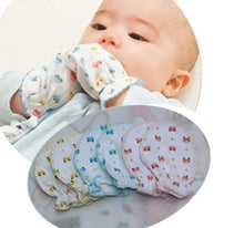 Load image into Gallery viewer, 3PCs Gloves Mittens Cute Cartoon Baby / Anti Scratch Mittens Soft Gloves
