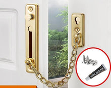 Load image into Gallery viewer, Locks Latches 304 Stainless Steel Anti Theft Door Chain Buckle Latch With Nail Free Glue
