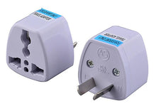 Load image into Gallery viewer, 2Pcs us plug 3-pin Universal Plug Power Adapter,conversion Plug, Travel Adaptor, Three-pin AZ15423
