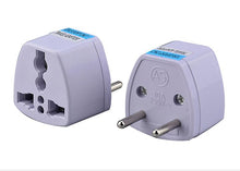 Lade das Bild in den Galerie-Viewer, 2Pcs eu plug Universal Plug Power Adapter,conversion Plug, Travel Adaptor, Three-pin AZ15420
