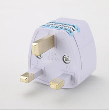 Load image into Gallery viewer, 2Pcs uk plug Universal Plug Power Adapter,conversion Plug, Travel Adaptor, Three-pin AZ15421
