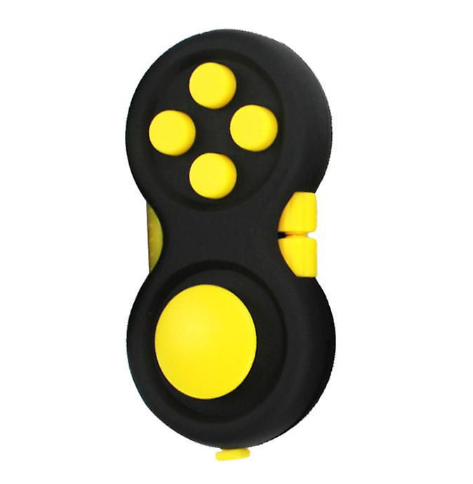 2Pcs yellow Hand Pad Stress Relief Puzzle Decompression toy game handle decompression handle AZ12263