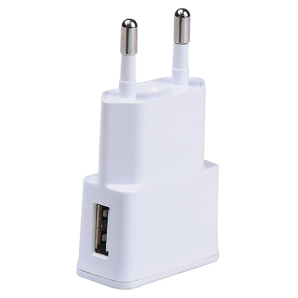 2Pcs 1 port eu plug white 5V 2A US/EU Plug Mobile Phone Power Adapter With Double Port AZ1563