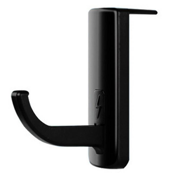 2Pcs black Universal Headphone Hanger PC Monitor Desk Headset Stand Holder Hook AZ1476