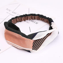 Load image into Gallery viewer, Headbands Vintage Cross Knot Elastic Hair Bands
