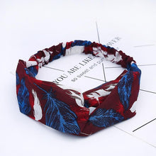 Load image into Gallery viewer, Headbands Vintage Cross Knot Elastic Hair Bands
