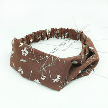 Load image into Gallery viewer, Headbands Vintage Cross Knot Elastic Hair Bands
