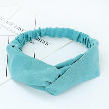 Load image into Gallery viewer, Headbands Vintage Cross Knot Elastic Hair Bands
