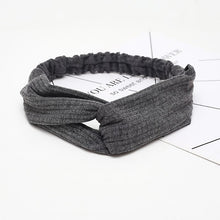 Load image into Gallery viewer, Headbands Vintage Cross Knot Elastic Hair Bands
