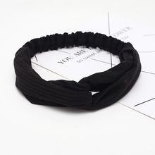 Load image into Gallery viewer, Headbands Vintage Cross Knot Elastic Hair Bands
