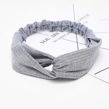 Load image into Gallery viewer, Headbands Vintage Cross Knot Elastic Hair Bands
