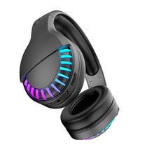 Load image into Gallery viewer, black Wireless Bluetooth 5.0 RGB Gaming Headset for Phone/PC/iPad
