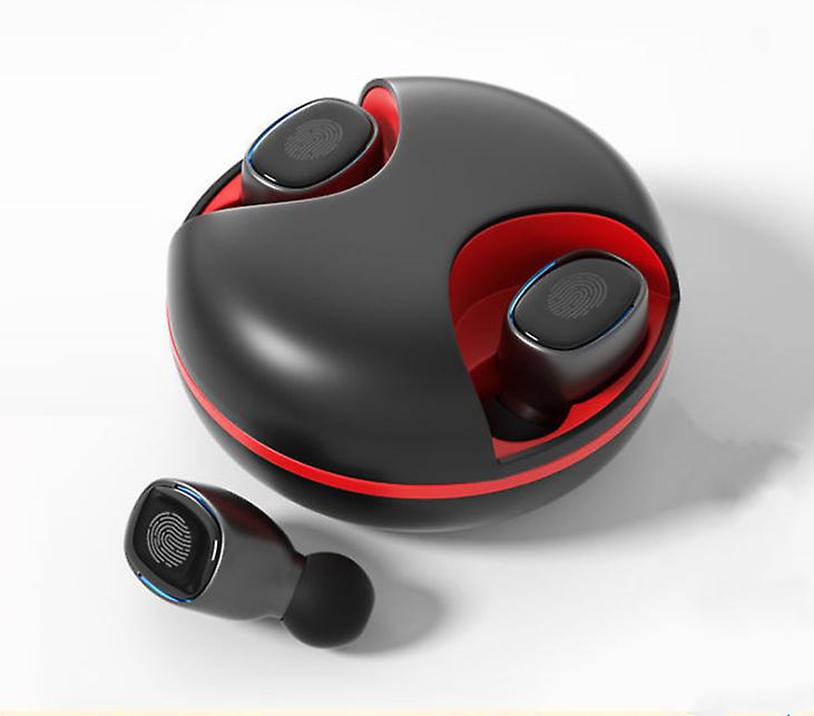 red TWS Wireless Headphones Mini Bluetooth 5.0 in-Ear Headset AZ1527