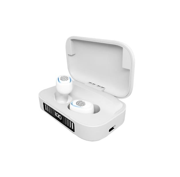 white Bluetooth Headset TWS True Wireless Headphones Earphones HD Stereo Touch Earbuds AZ13066