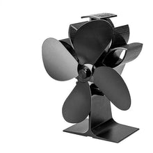 Load image into Gallery viewer, Hearth Pads Heat Fireplace Fan With 4 Blades
