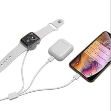 Load image into Gallery viewer, 3 in 1 Cable For iPhone Airpods Apple Watch Charger Usb Wireless Charging Station AZ12438
