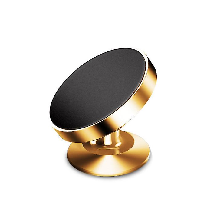 2Pcs gold In Car Magnetic Phone Holder Mount Dashboard Dash Mobile Rotate 360 Swivel Stick AZ21710