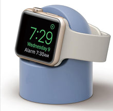 Load image into Gallery viewer, light blue Station For Apple Watch Charger Accessories Charging Stand

