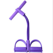 Lade das Bild in den Galerie-Viewer, purple Rally Rope Fitness Rally Pedal Elastic Rope Multi-function Abdominal Cruncher AZ20435
