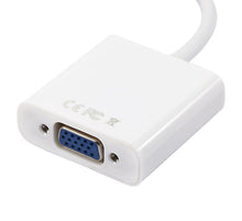 Lade das Bild in den Galerie-Viewer, 2Pcs only white HDMI to VGA Cable 17cm - HDMI Male to VGA Female AZ19721

