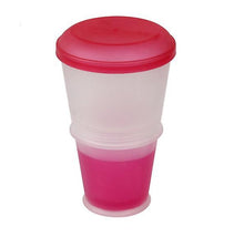 Lade das Bild in den Galerie-Viewer, 2Pcs pink Portable Yogurt And Cereal On The Go Container Cup Breakfast cup AZ13473

