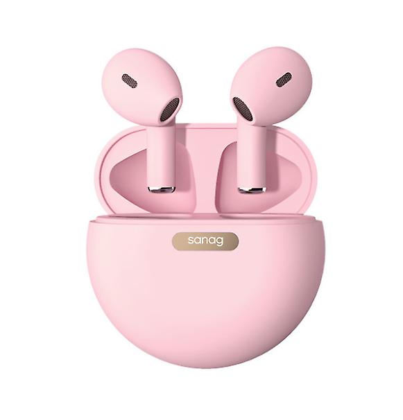 pink Wireless bluetooth 5.0 earphone in-ear TWS noise-canceling waterproof headphones AZ13967