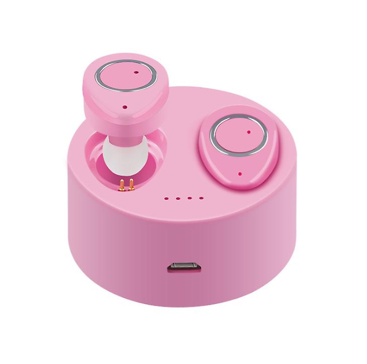 pink tws wireless bluetooth 5.0 headset, mini in-ear sports wireless headset AZ12679