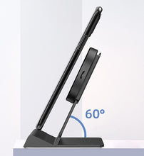 Load image into Gallery viewer, black 15W phone wireless charger, multifunctional bluetooth headset phone folding wireless charger AZ12329
