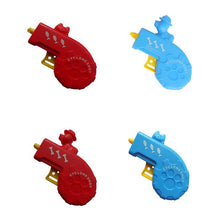 Load image into Gallery viewer, 2Pcs blue Colorful UFO Kids toy gun,Children&#39;s Nostalgic Toy Colorful Flying Saucer Pet Toy Gun AZ13666
